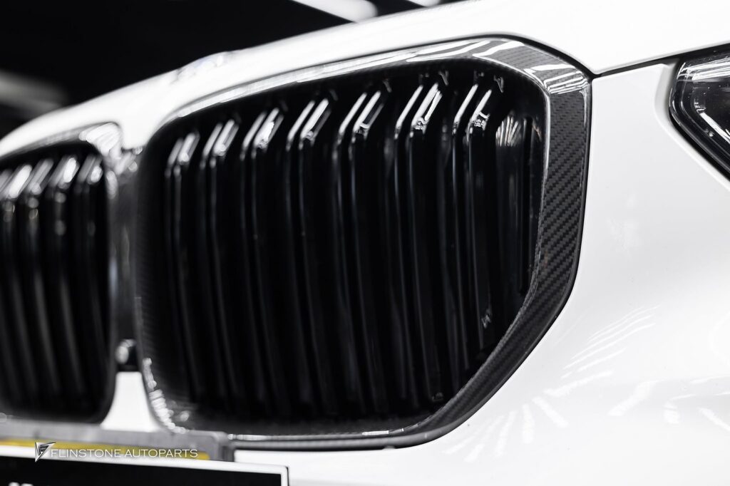 BMW G05 X5 GTs Carbon Fiber Front Lip + USUS Autoclave Carbon Fiber Front G