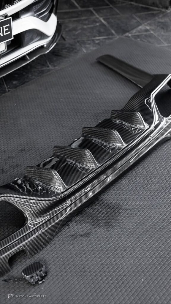 Mercedes-Benz W206 C-Class C63s AMG Carbon Fiber Rear Diffuser