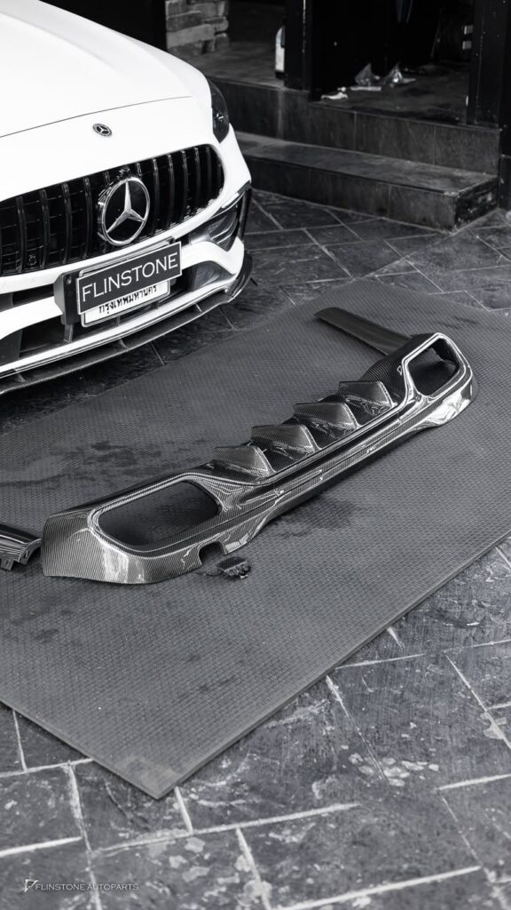 Mercedes-Benz W206 C-Class C63s AMG Carbon Fiber Rear Diffuser