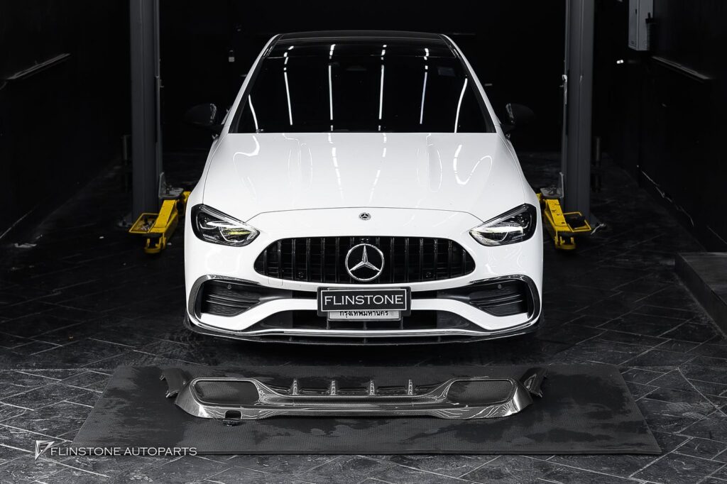 Mercedes-Benz W206 C-Class C63s AMG Carbon Fiber Rear Diffuser
