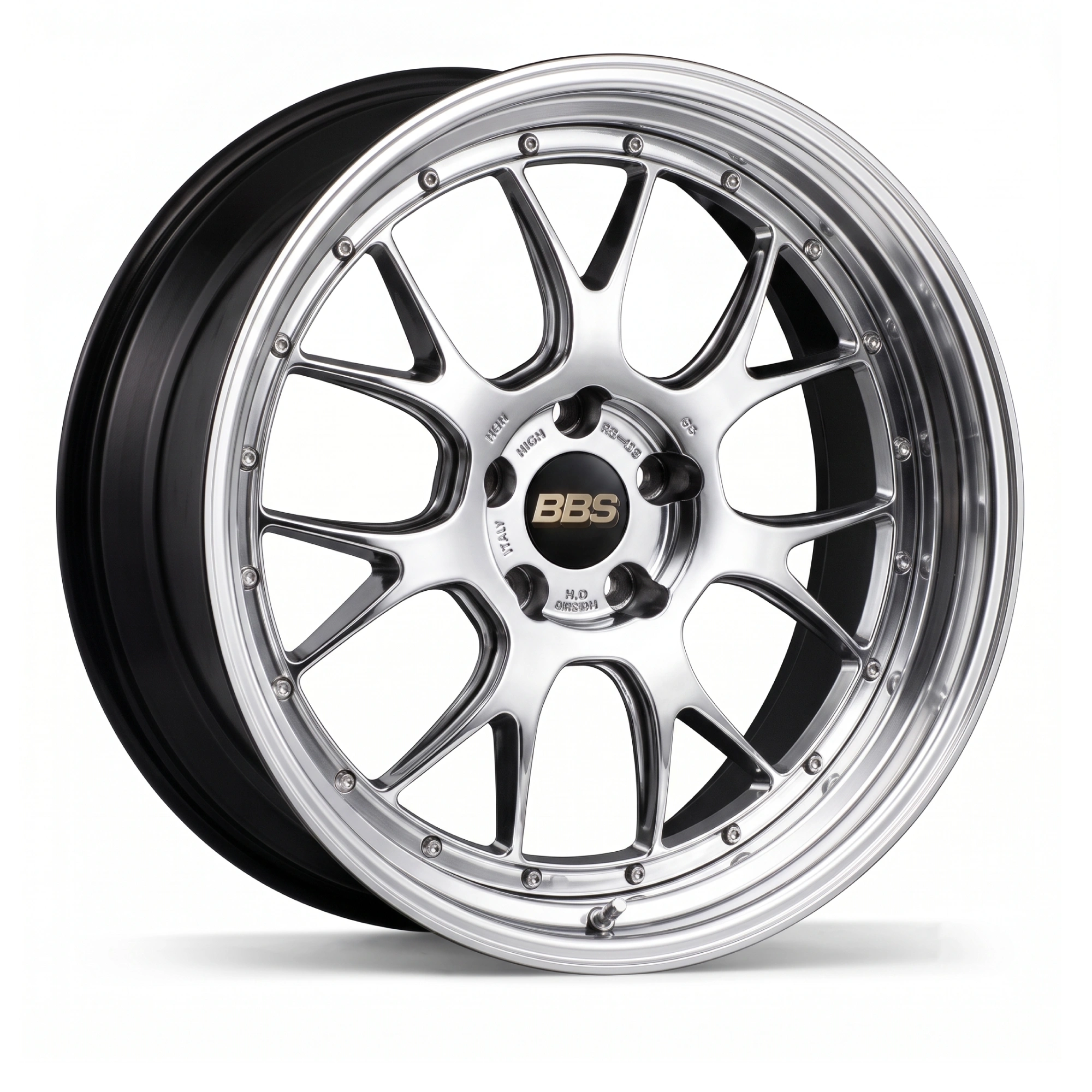 ล้อ BBS LM-R ของแท้ สี Diamond Silver Disk / Black Bright Diamond-Cut Rim (DS-BKBD)