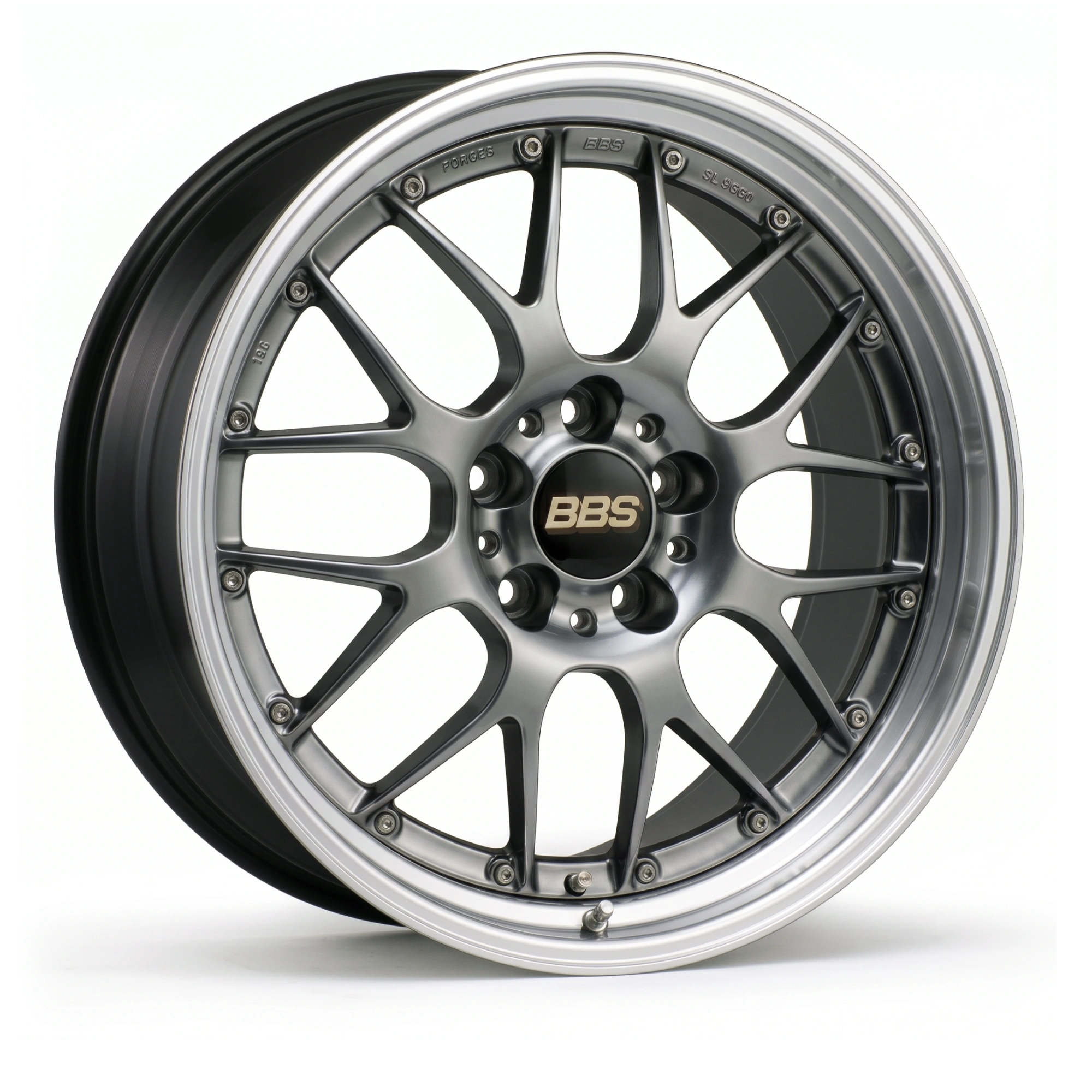 ล้อ BBS RS-GT ของแท้ สี Diamond Silver Disk / Silver Diamond- Cut Rim (DS-SLD)