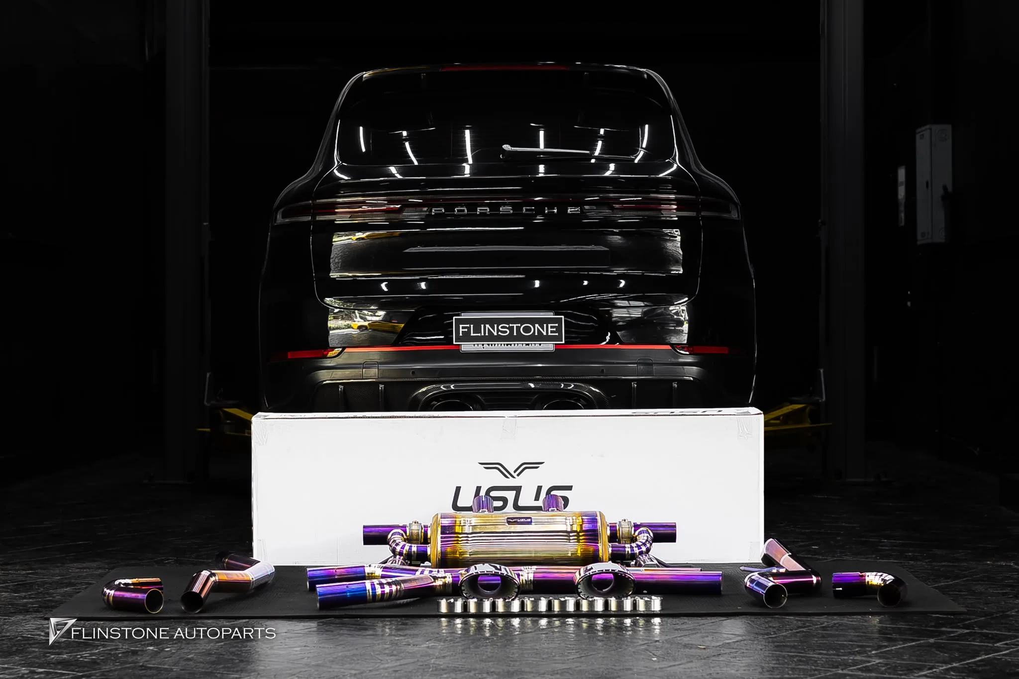 PORSCHE Cayenne 958 ชุดท่อไทเทเนียม USUS ทรง Turbo GT 2026