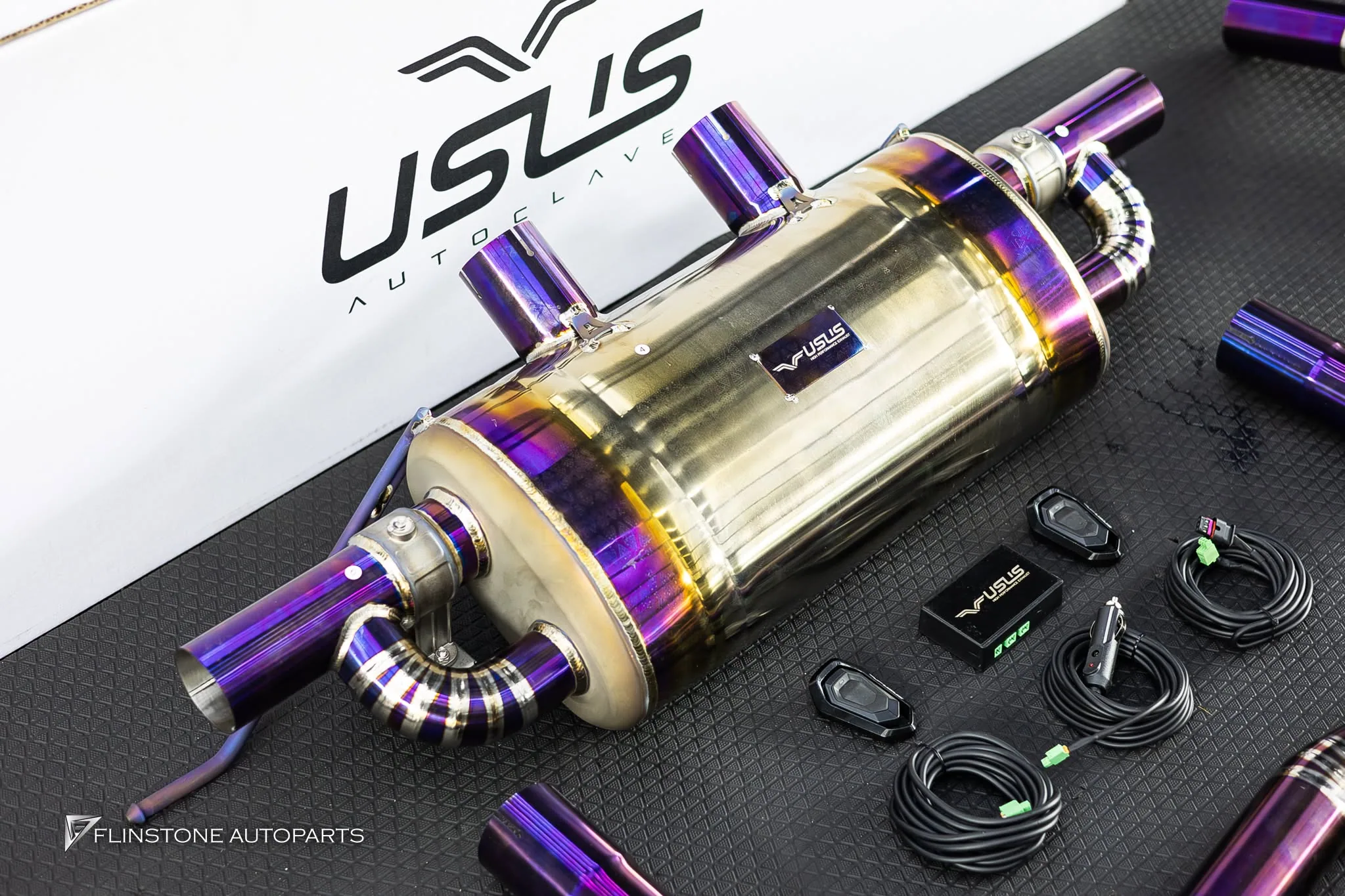 PORSCHE Cayenne 958 ชุดท่อไทเทเนียม USUS ทรง Turbo GT 2026