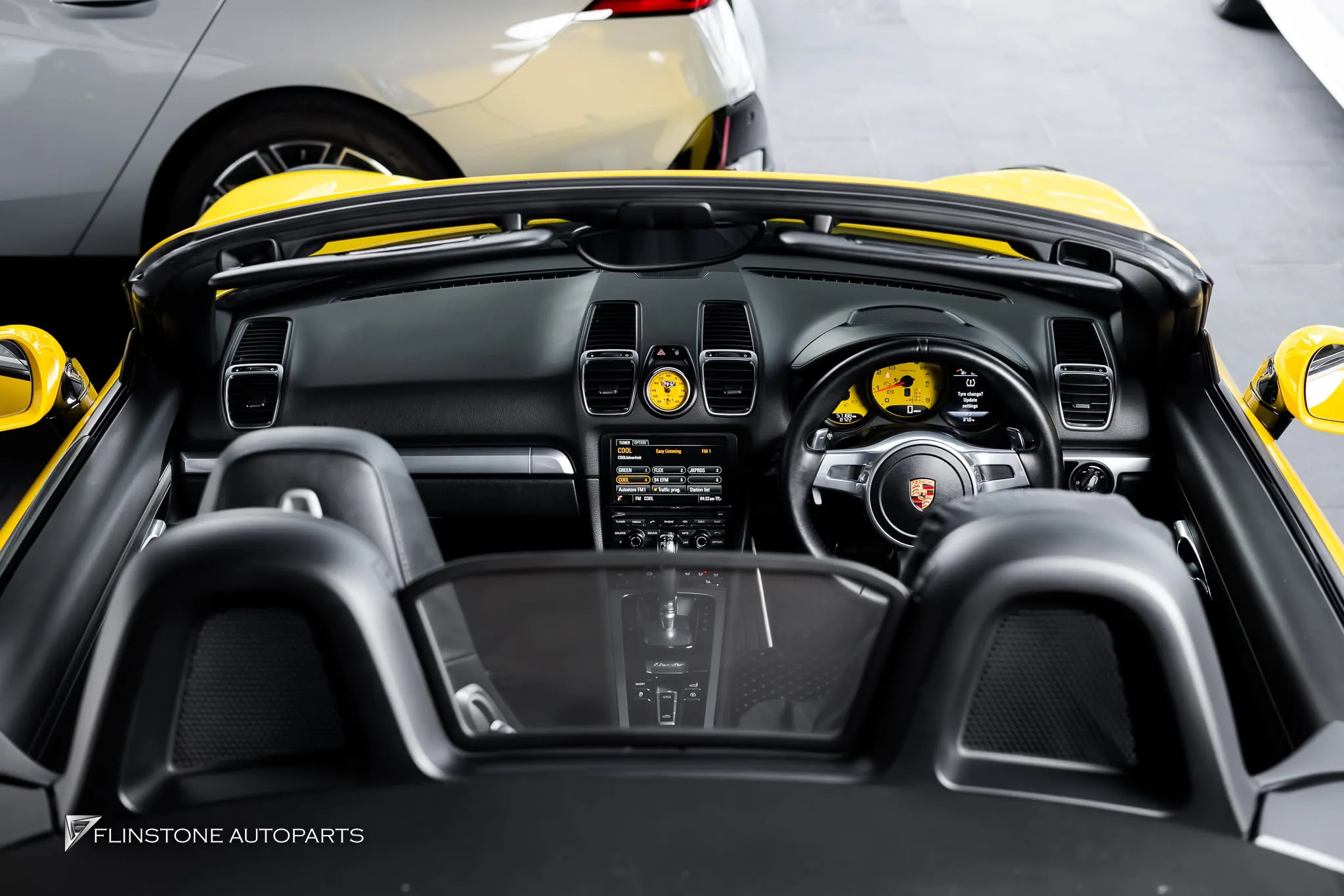PORSCHE 981 Boxster ติดตั้งนาฬิกา STOPWATCH แท้
