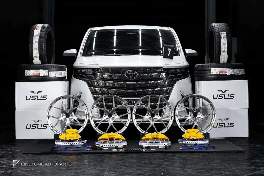 TOYOTA Alphard 40 เลือกติดตั้งชุดล้อฟอจแท้จาก USUS Forged Wheel