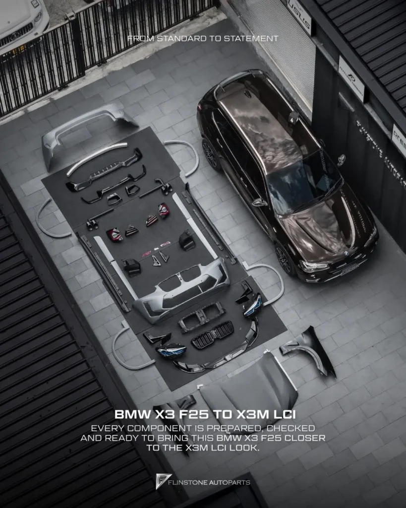 BMW X3 F25 เปลี่ยนโฉมเป็นทรง X3M LCI ครบทั้งคัน