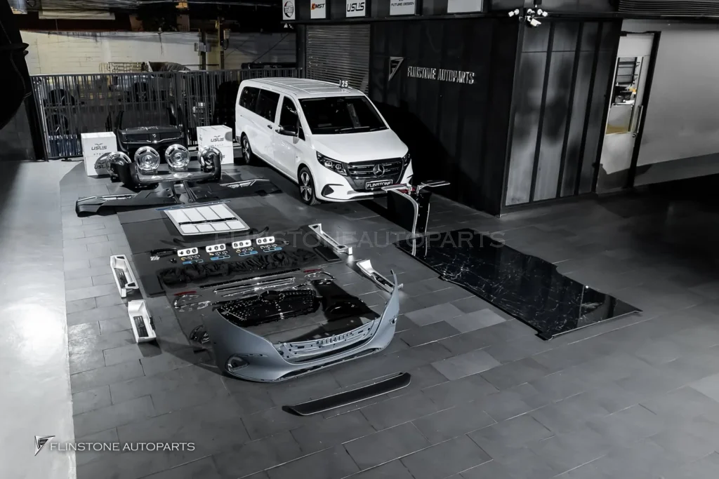 เตรียมอัปเกรดตกแต่งภายนอกและภายในสำหรับ W447 V-Class Facelift