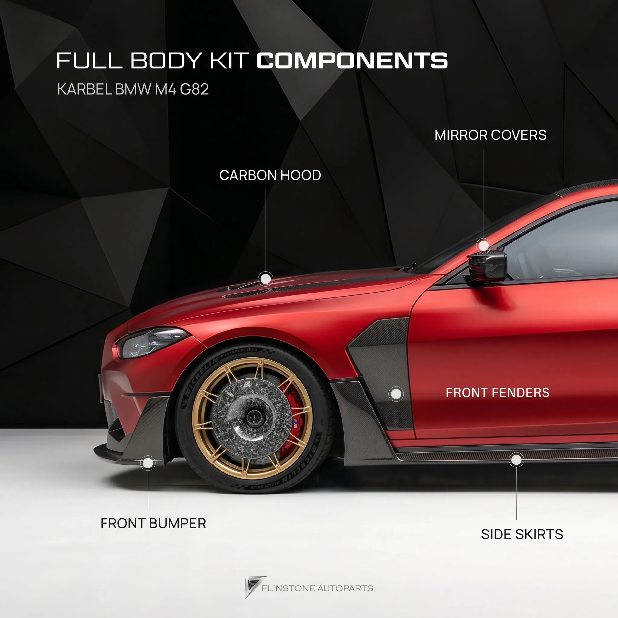 BMW G80 M3 / G82 M4 ชุดพาร์ทคาร์บอนรอบคันจาก KARBEL