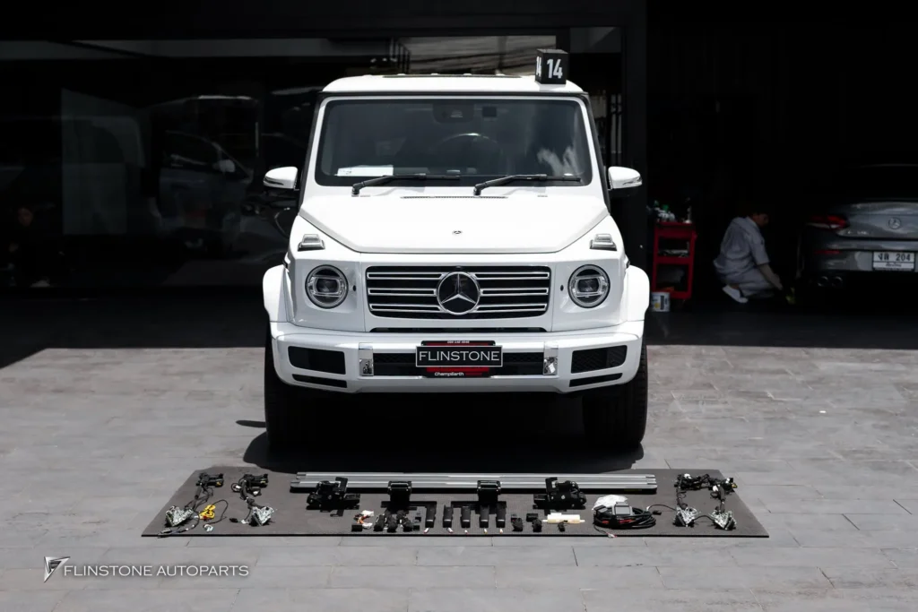 G-Class ติดตั้งบันไดข้างอัตโนมัติ Softclose และ KEYLESS