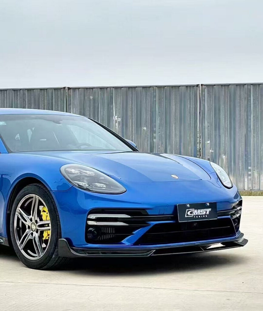 ลิ้นหน้าทรงสปลิตเตอร์ โดย CMST Tuning สำหรับ Porsche Panamera 971.2 Turbo/Turbo S 2021-2023