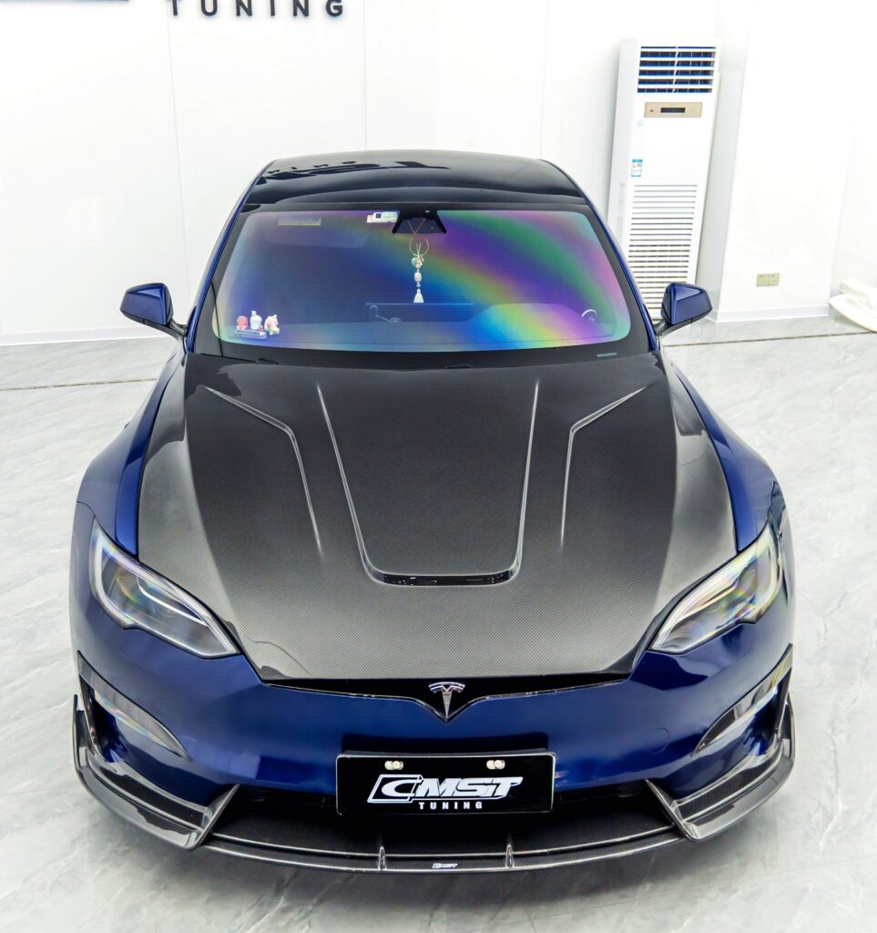 ฝากระโปรงหน้า CMST ทรง V2 สำหรับ Tesla Model S 2021-ON