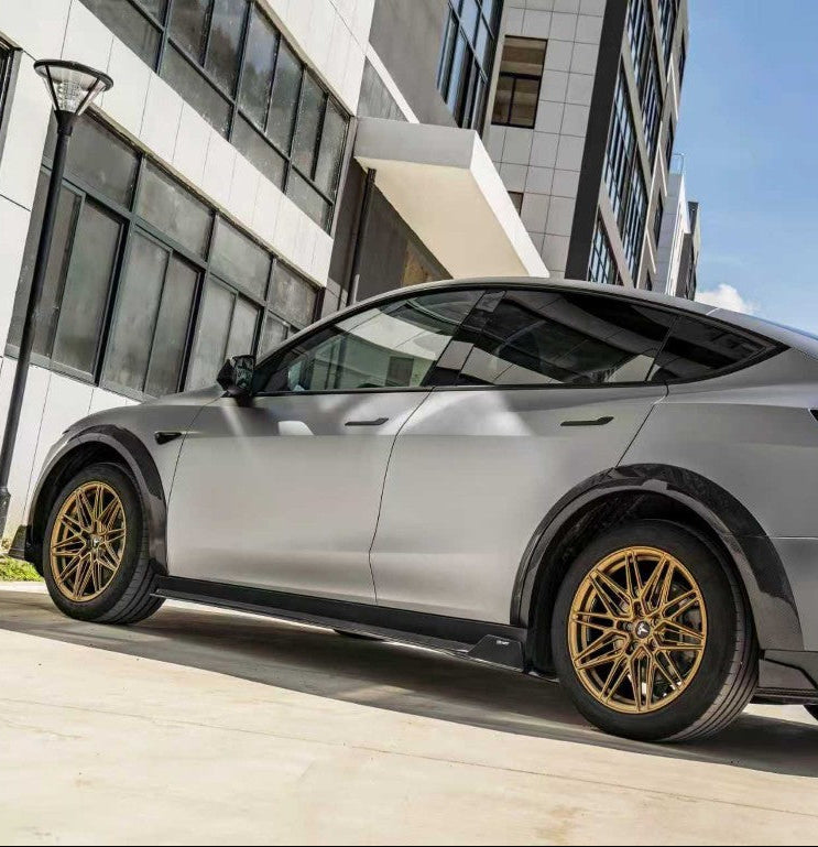 ไวด์บอดี้ Fender ทรงแฟลร์ ซุ้มล้อ โดย CMST Tuning สำหรับ Tesla Model Y Juniper Base Performance 2026-ON
