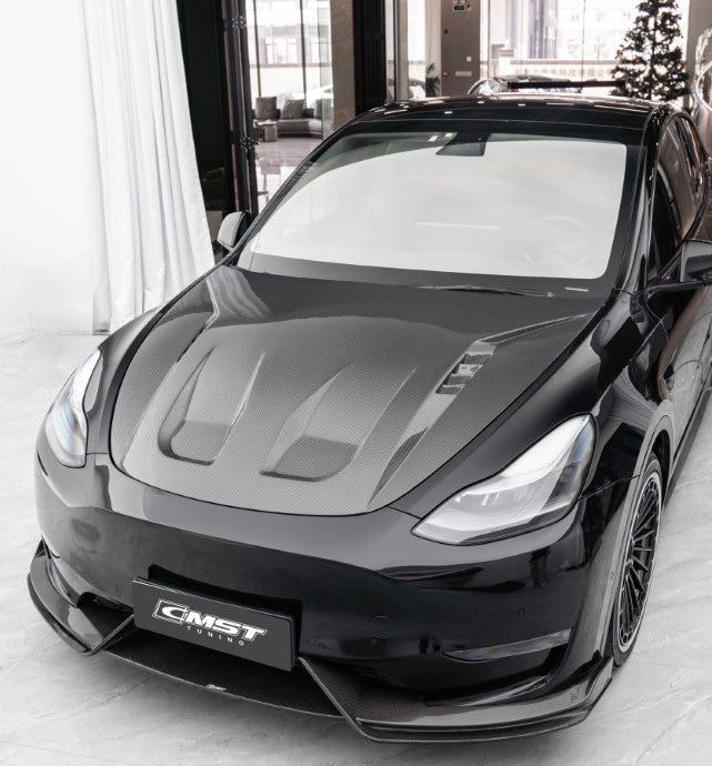 ฝากระโปรงหน้า CMST ทรง V7 สำหรับ Tesla Model Y 2020-2025