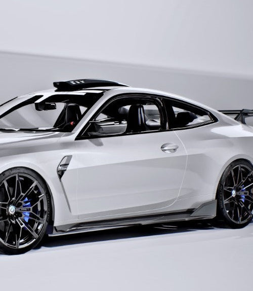 สเกิร์ตข้าง CMST ทรง V2 สำหรับ BMW M4 G82 2021-ON