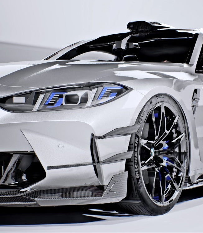 ชิ้นแต่งตัวถัง CMST ทรง V2 สำหรับ BMW M3 G80 2021-ON