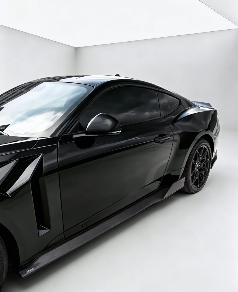 สเกิร์ตข้าง CMST ทรง V1 สำหรับ Ford Mustang S650 2024-ON
