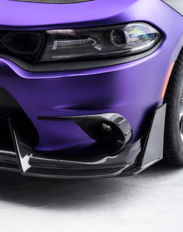 แผ่นแต่งด้านบนคาร์บอนไฟเบอร์/FRP CMST สำหรับ Dodge Charger 2015-2023