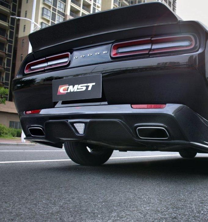 ปีก/สปอยเลอร์หลังคาร์บอนไฟเบอร์/FRP CMST ทรง ปากเป็ด สำหรับ Dodge Challenger 2008-2023