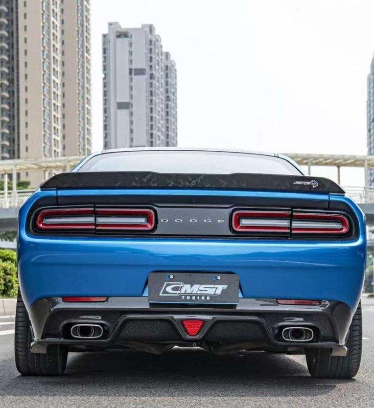 ดิฟฟิวเซอร์หลังคาร์บอนไฟเบอร์/FRP CMST สำหรับ Dodge Challenger 2008-2023