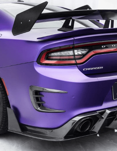 ชิ้นแต่งกันชนหลังคาร์บอนไฟเบอร์/FRP CMST สำหรับ Dodge Charger 2015-2023