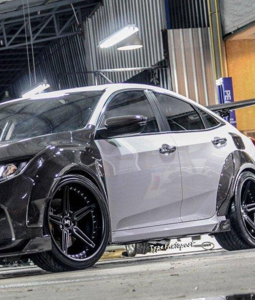 สเกิร์ตข้าง CMST สำหรับ Honda Civic 10th Gen 2016-2021