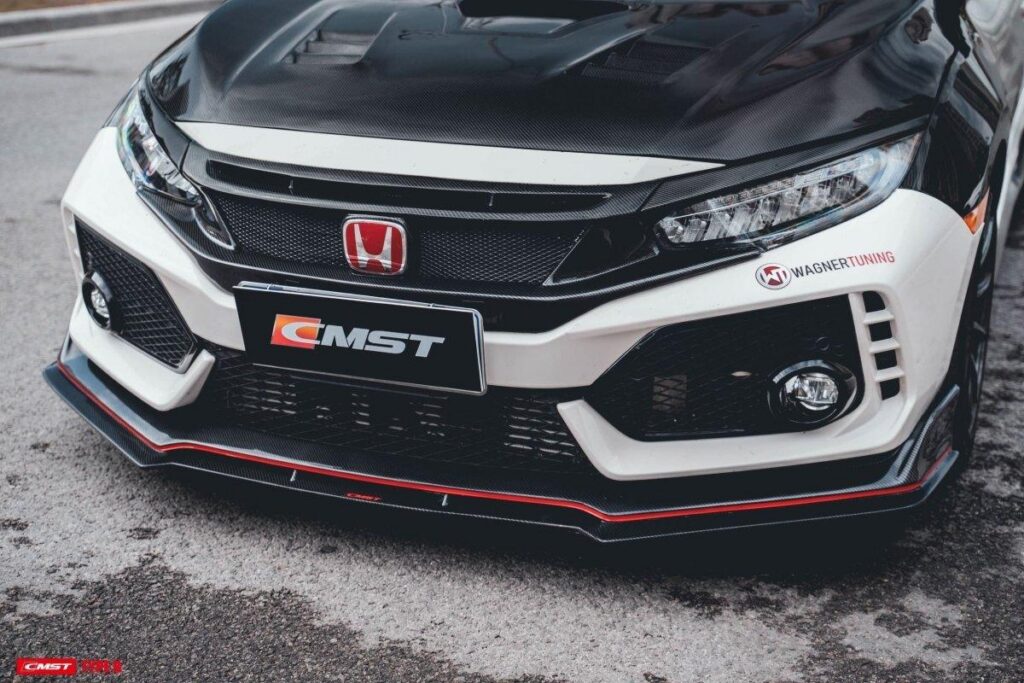 ลิ้นหน้า CMST ทรง สปลิตเตอร์ สำหรับ Honda Civic Type-R FK8