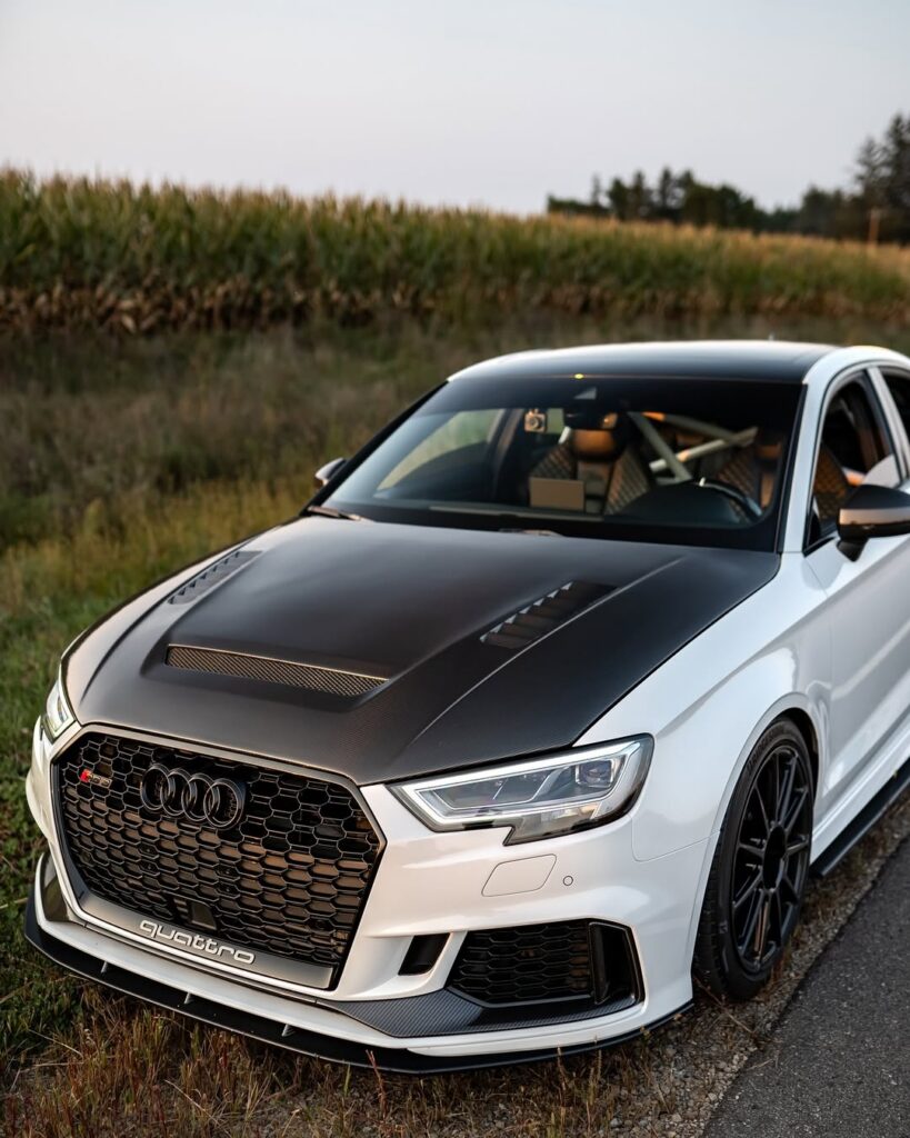 前引擎盖 CMST 款式 V2，适用于 Audi A3/S3 2014-2020
