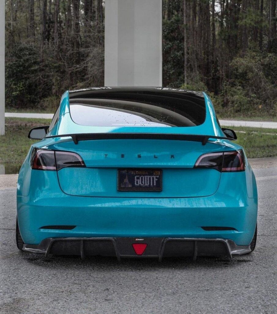 Rear Diffuser CMST style V3 for Tesla Model 3 2017-2023