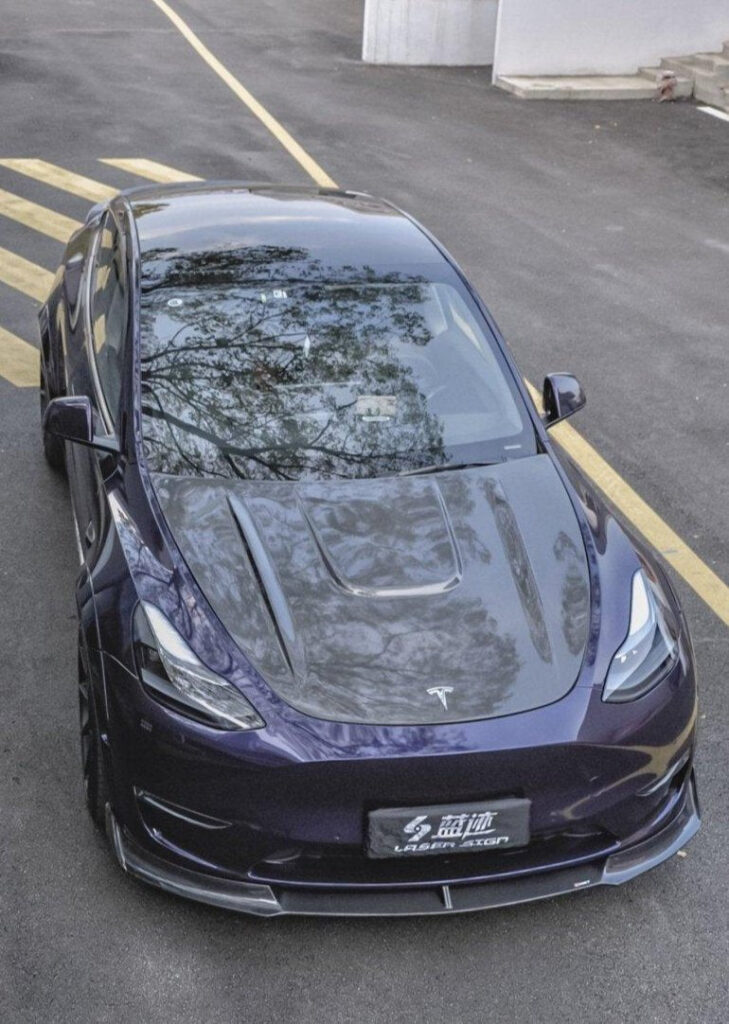 Front Hood CMST style V1 for Tesla Model Y 2020-2025