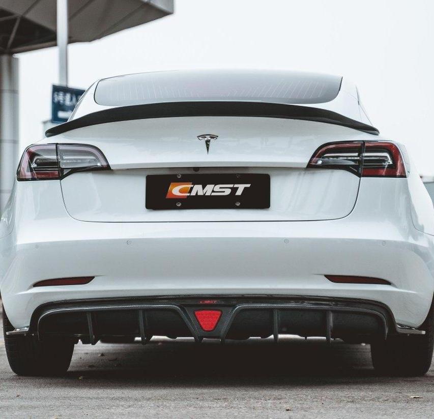 后扩散器 CMST 款式 V2，适用于 Tesla Model 3 2017-2023