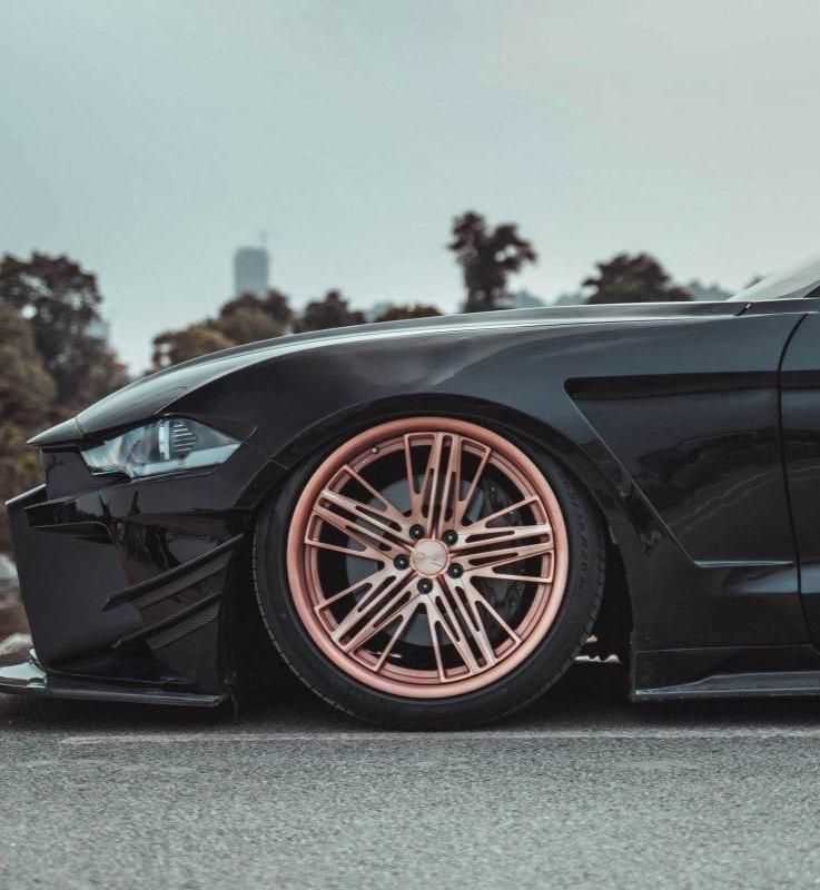 ไวด์บอดี้ ซุ้มล้อหน้า และ ซุ้มล้อ โดย CMST Tuning สำหรับ Ford Mustang GT 5.0 Mach1 Bullitt Ecoboost 2.3 S550.2 2018-2023