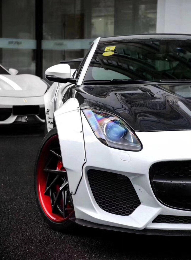 ซุ้มล้อทรงไวด์บอดี้ โดย CMST Tuning สำหรับ Jaguar F-Type SVR R S Base 2014-2020