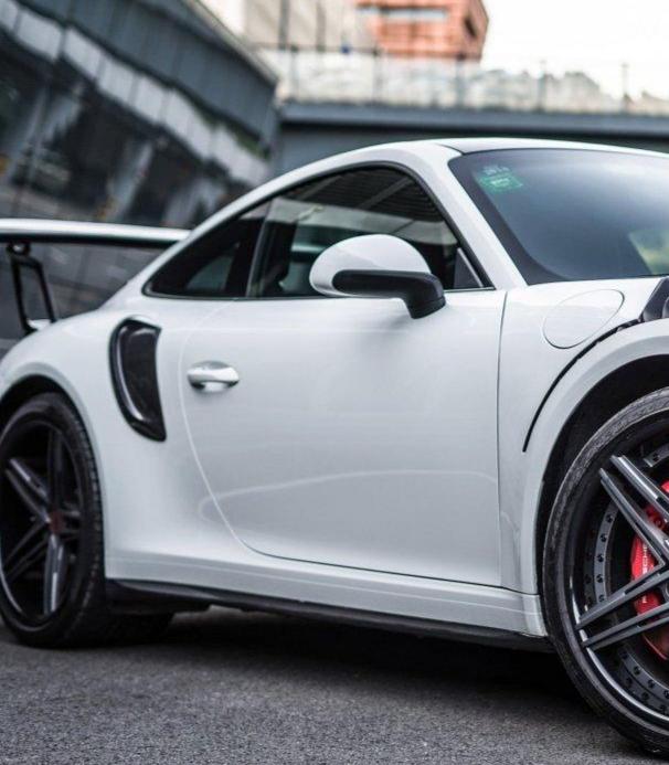 สเกิร์ตข้าง CMST สำหรับ Porsche 911 991 2012-2016 (แบบที่ 4)