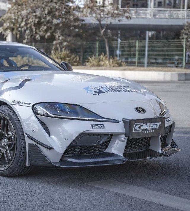 ลิ้นหน้า CMST ทรง สปลิตเตอร์ สำหรับ Toyota GR Supra A90 2020-ON