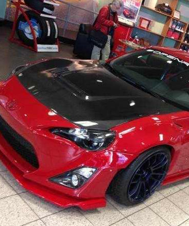 ฝากระโปรงหน้า CMST ทรง V1 สำหรับ Toyota 86 (ZN6) 2017-2020