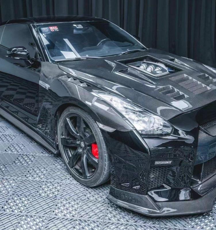 Vented ซุ้มล้อหน้า โดย CMST Tuning สำหรับ Nissan GTR Nismo T-Spec Black Edition Track Edition Premium Pure 2008-2023