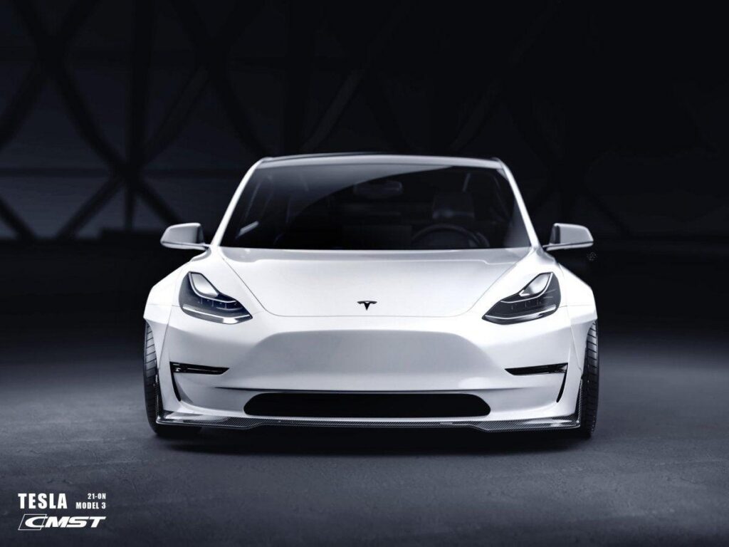 全车包围套件 CMST 款式 F，适用于 Tesla Model 3