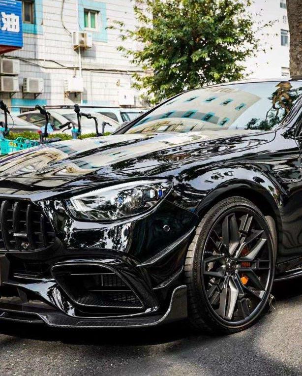 แคนาร์ดกันชนหน้า โดย CMST Tuning สำหรับ Mercedes Benz E-Class E63S E63 W213 2021-2023