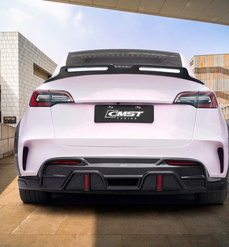 ดิฟฟิวเซอร์หลัง CMST ทรง V4 สำหรับ Tesla Model Y 2020-2025