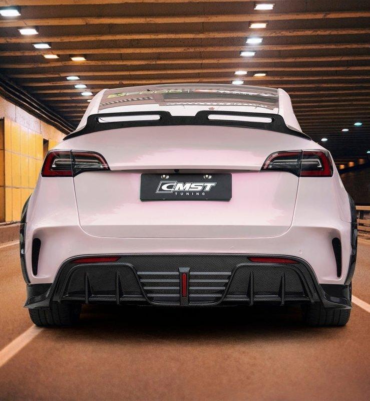 ดิฟฟิวเซอร์หลัง CMST ทรง V6 สำหรับ Tesla Model Y 2020-2025