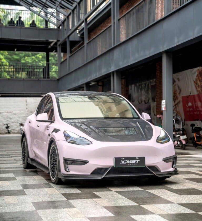 ลิ้นหน้า CMST ทรง สปลิตเตอร์ สำหรับ Tesla Model Y 2020-2025