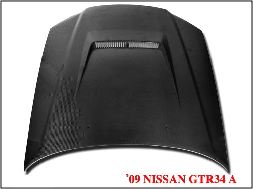 ฝากระโปรงหน้า CMST ทรง V1 สำหรับ Nissan GT-R R34