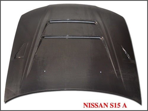 ฝากระโปรงหน้า CMST ทรง V1 สำหรับ Nissan Silvia S15