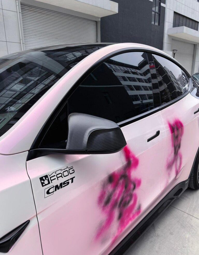 ฝาครอบกระจกมองข้าง CMST สำหรับ Tesla Model Y 2020-2025