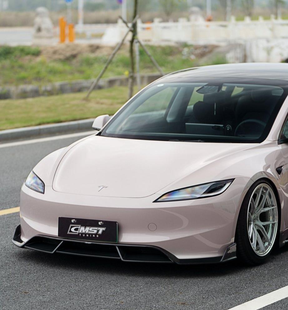 前唇 CMST 款式前铲，适用于 Tesla Model 3 Highland 2024-ON
