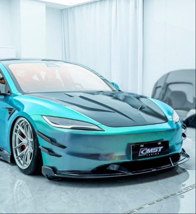 ฝากระโปรงหน้า CMST ทรง V1 สำหรับ Tesla Model 3 Highland 2024-ON