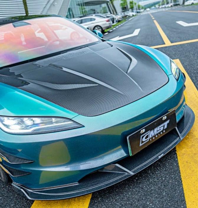 ลิ้นหน้า CMST ทรง V2 สำหรับ Tesla Model 3 Highland 2024-ON