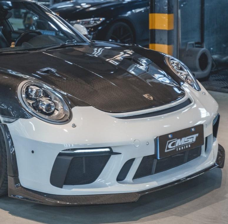 ลิ้นหน้า CMST ทรง front bumper only สำหรับ Porsche 911 991 2012-2016