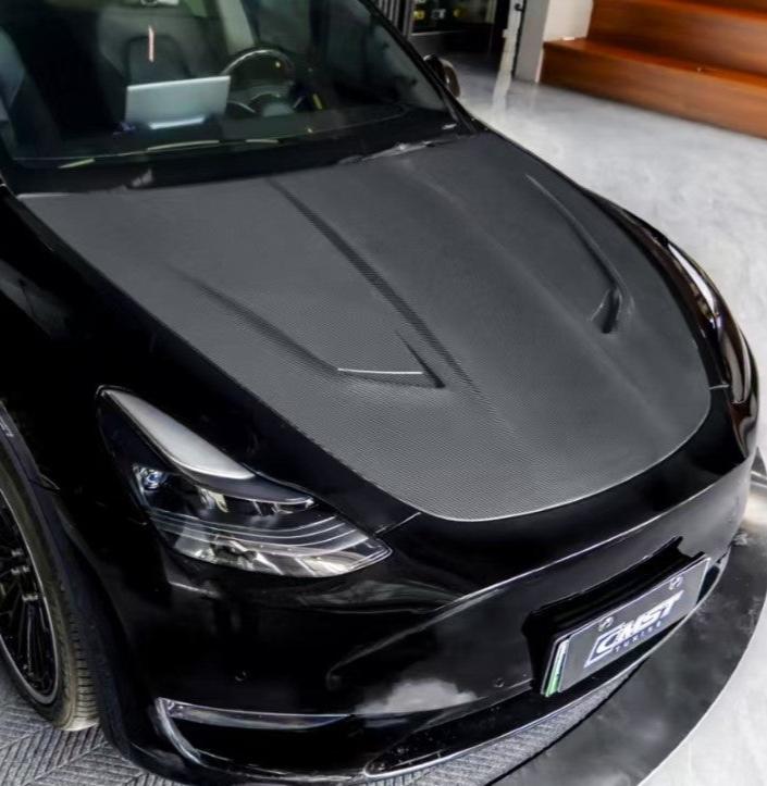 ฝากระโปรงหน้า CMST ทรง V4 สำหรับ Tesla Model Y 2020-2025